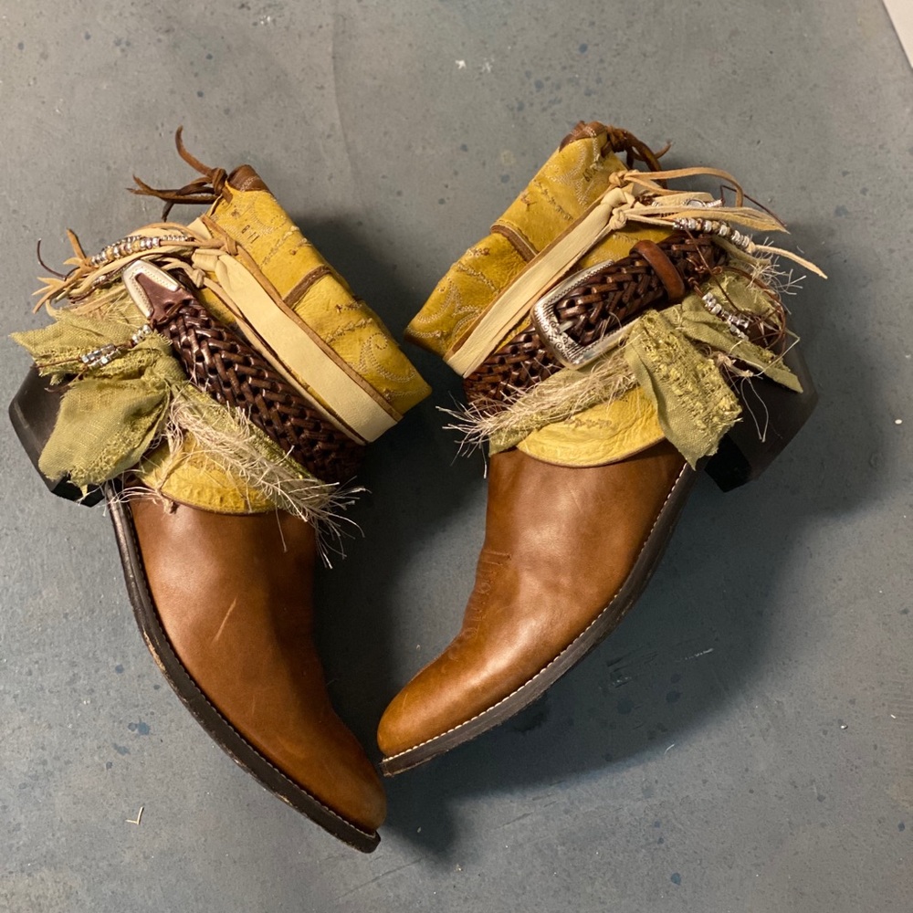Size 11 UPCycled Cowgirl Boots Cowboy Boots
